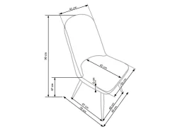 Stol Houston 562 (Fløde + Honning eg)