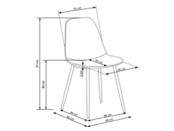 Stol Houston 1861 (Grå)