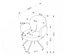 Stol Houston 1998 (Grå)