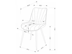 Stol Houston 2071 (Grå)