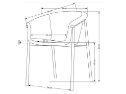 Stol Houston 1405 (Grå)