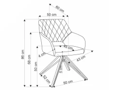 Stol Houston 1768 (Grå)