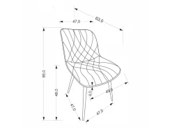 Stol Houston 2033 (Grå)