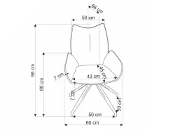 Stol Houston 1862 (Grå)