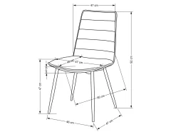 Stol Houston 1639 (Grå)