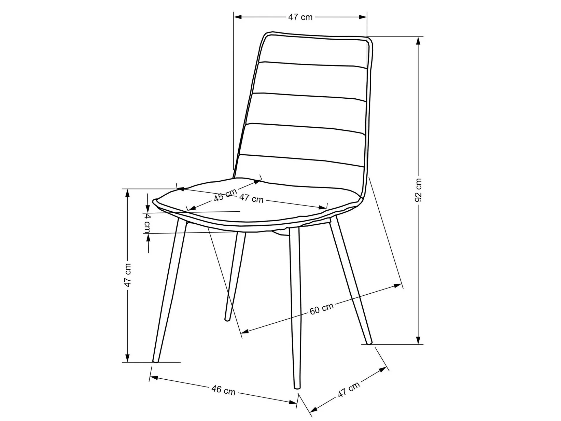 Stol Houston 1639 (Grå)