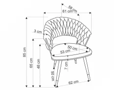 Stol Houston 1829 (Grå)