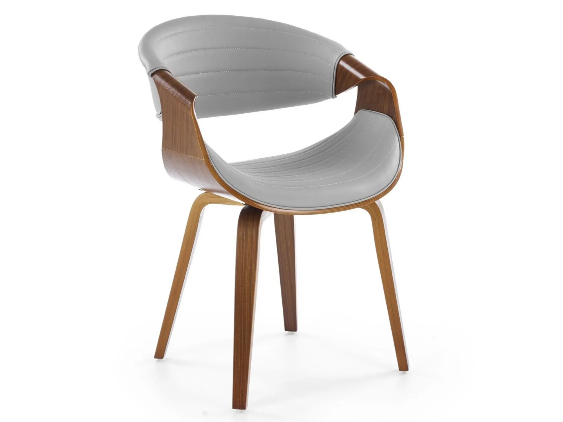 Stol Houston 1596 (Grå + Valnød)