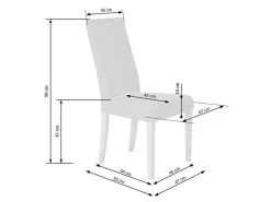 Stol Houston 684 (Lys grå + Sort)