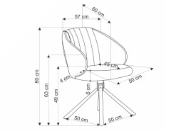 Stol Houston 1871 (Lys oliventræ)