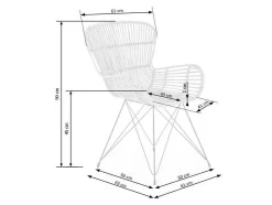 Stol Houston 487 (Lysebrun)