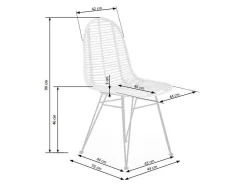 Stol Houston 489 (Lysebrun)