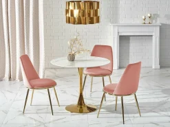 Stol Houston 1327 (Lyserød + Gylden)