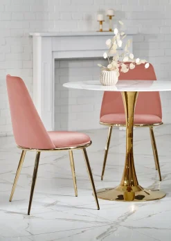 Stol Houston 1327 (Lyserød + Gylden)