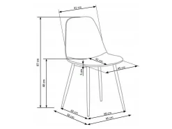 Stol Houston 983 (Mørkeblå)