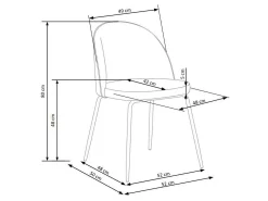 Stol Houston 554 (Mørkeblå + Sort)