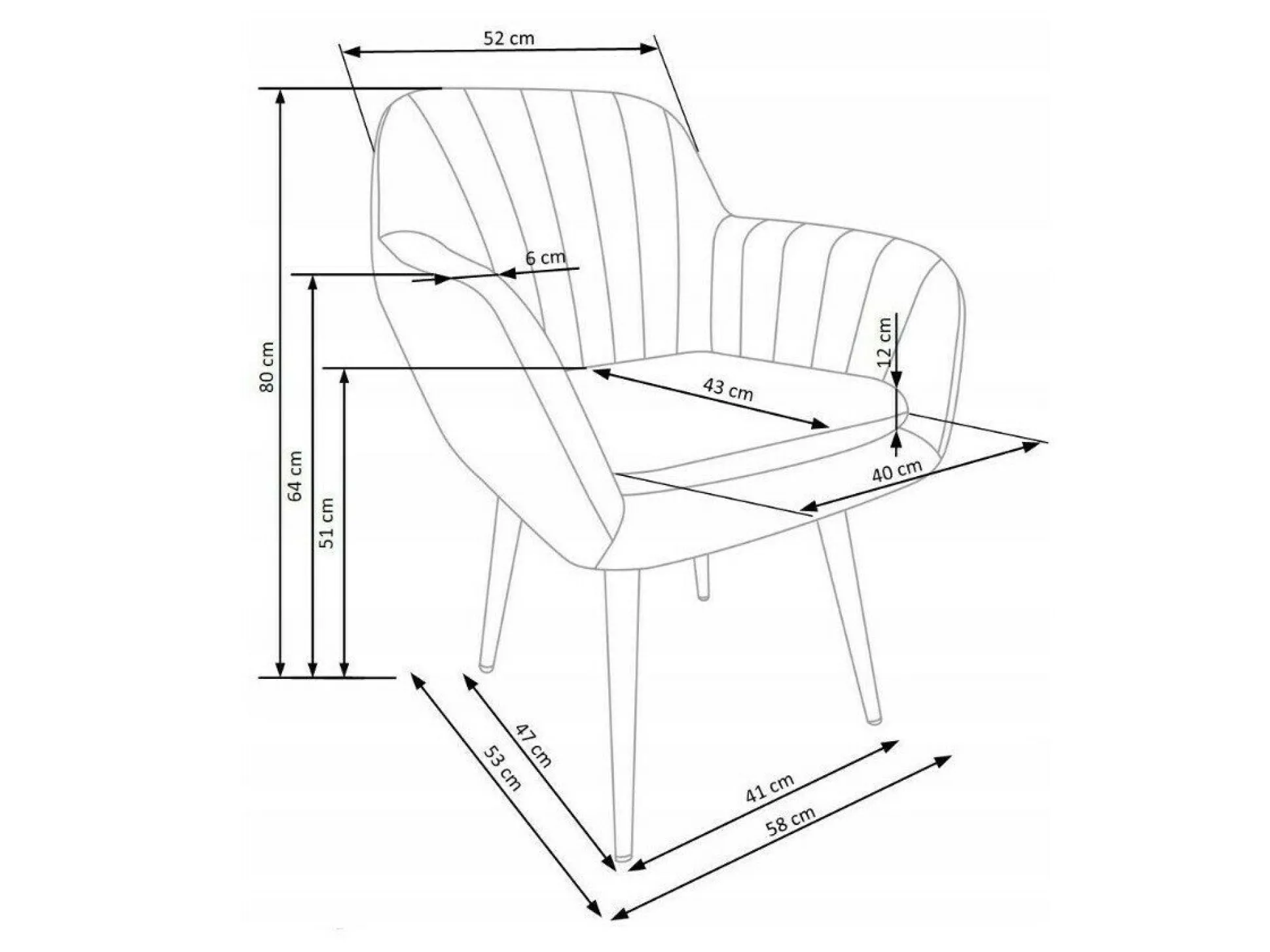 Stol Houston 1220 (Mørkegrøn)