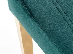 Stol Houston 1216 (Mørkegrøn + Lyst træ)