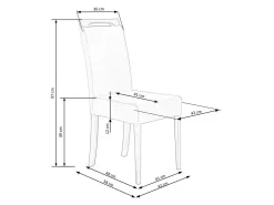 Stol Houston 1055 (Mørkegrøn + Sort)
