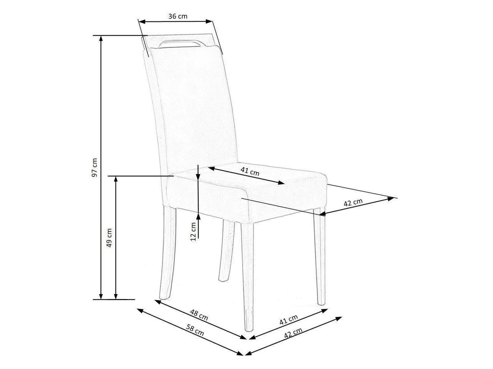 Stol Houston 1055 (Mørkegrøn + Sort)