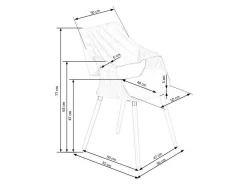 Stol Houston 720 (Nød + Sort)