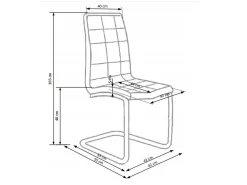 Stol Houston 142 (Sort)