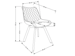 Stol Houston 1442 (Sort)
