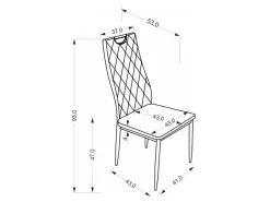 Stol Houston 1952 (Sort)
