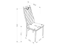 Stol Houston 1921 (Sort)