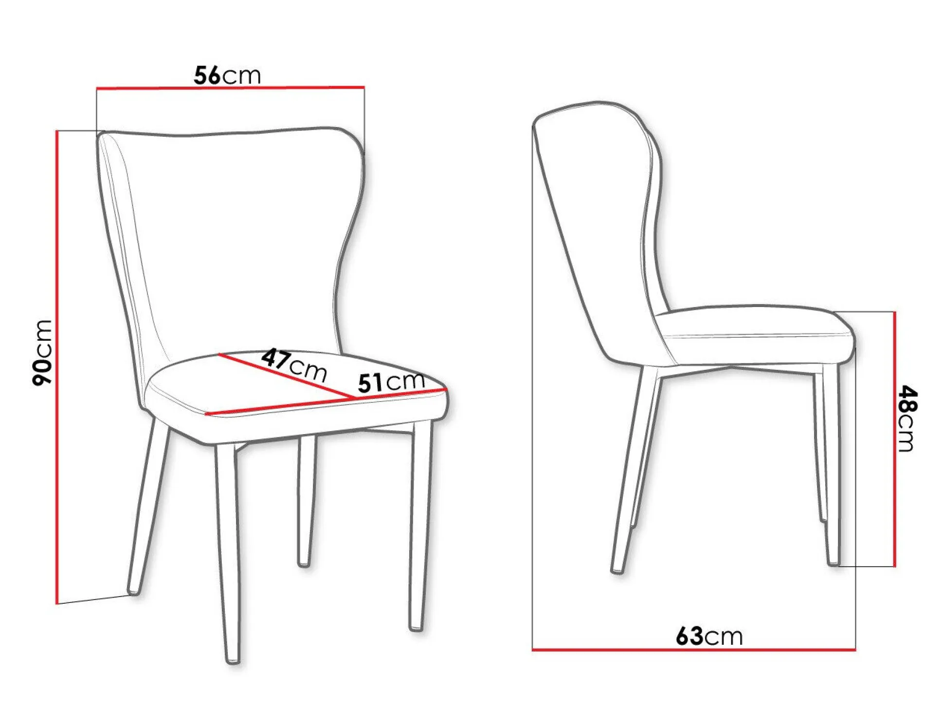 Stol Jackson 105 (Sort + Magic Velvet 2250)