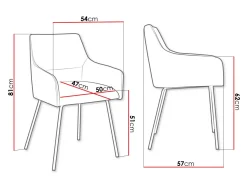 Stol Jackson 109 (Sort + Magic Velvet 2217)