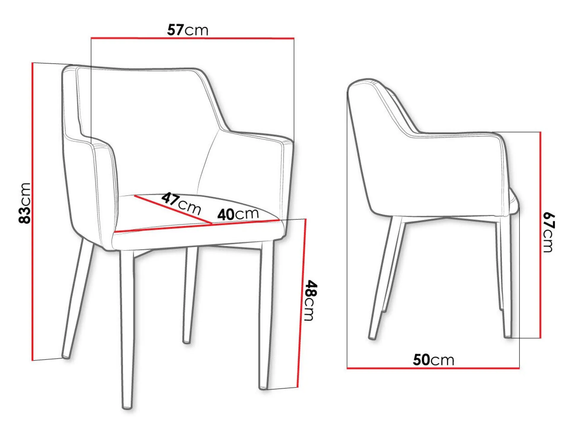 Stol Jackson 108 (Sort + Magic Velvet 2209)
