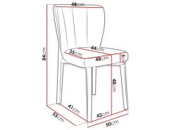 Stol Racine 130 (Sort + Baloo 2073)