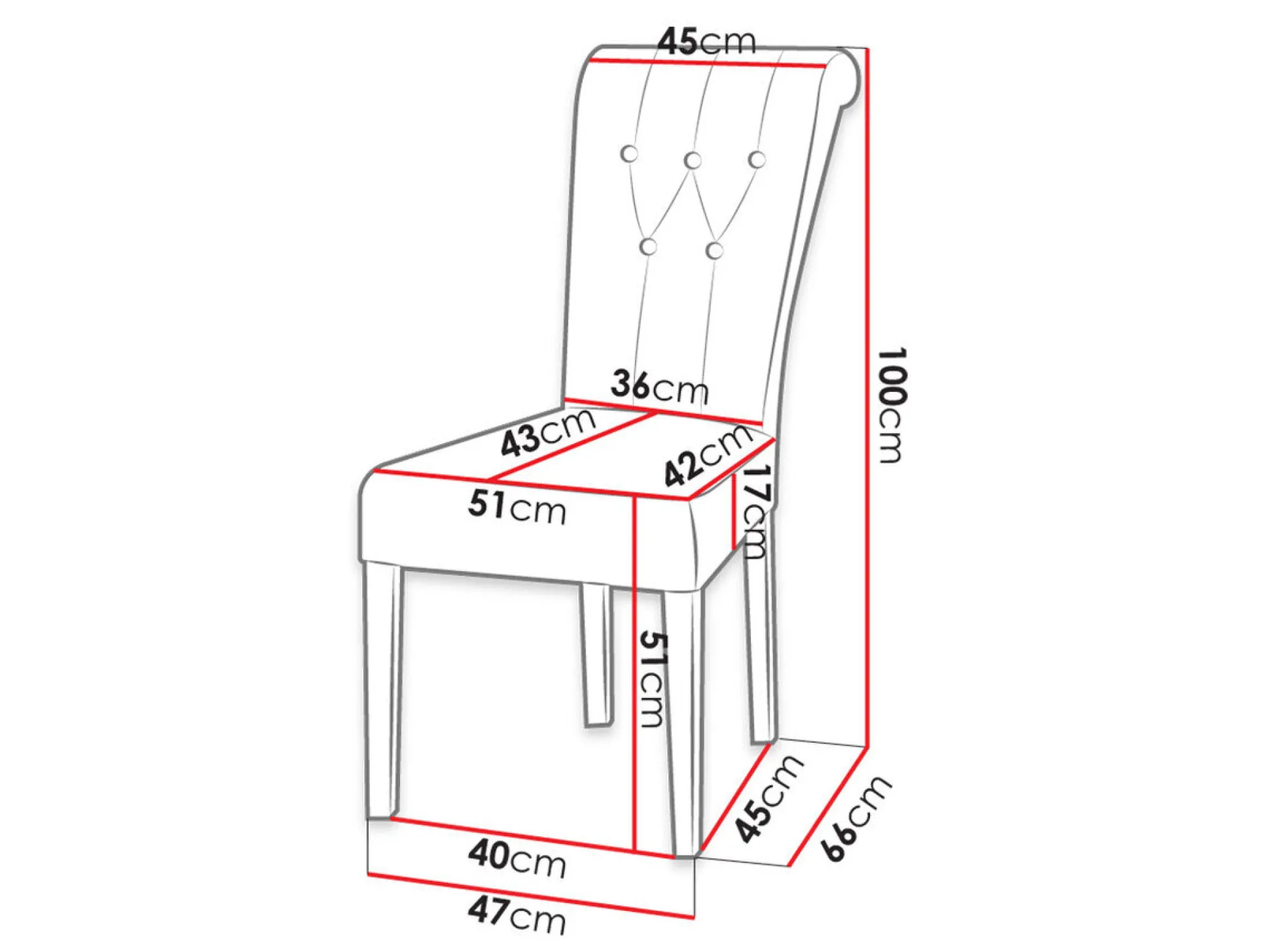 Stol Racine 106 (Sort + Magic Velvet 2258)