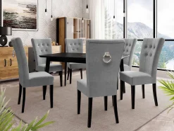 Stol Racine 108 (Sort + Magic Velvet 2217)