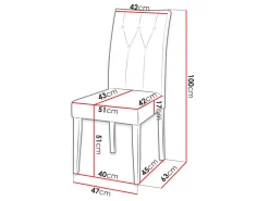 Stol Racine 108 (Sort + Magic Velvet 2217)