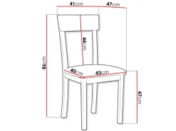 Stol Victorville 352 (Hvid)