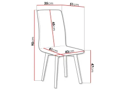Stol Victorville 268 (Hvid)