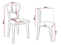 Stol Victorville 381 (Hvid)