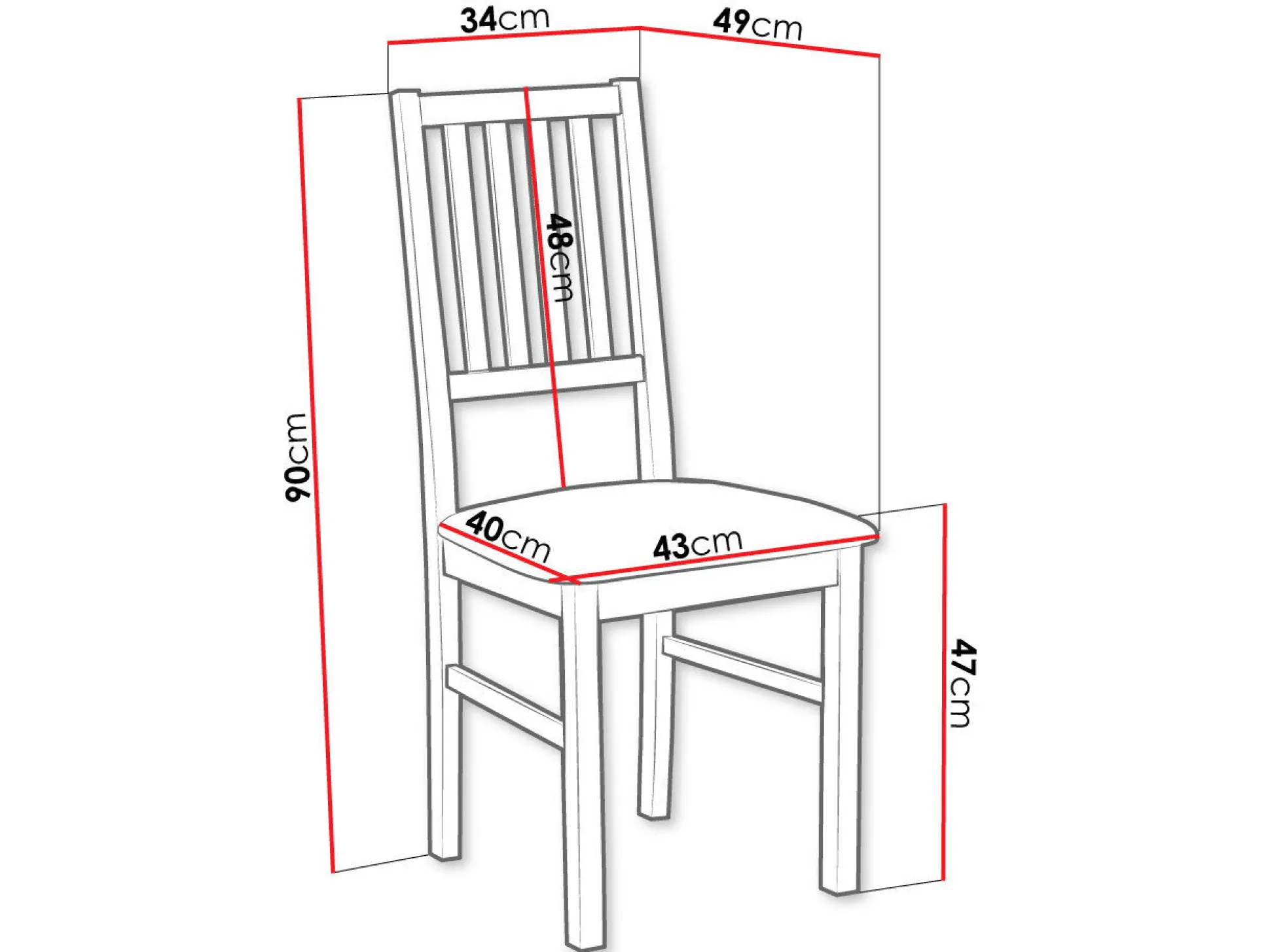 Stol Victorville 170 (Nød)