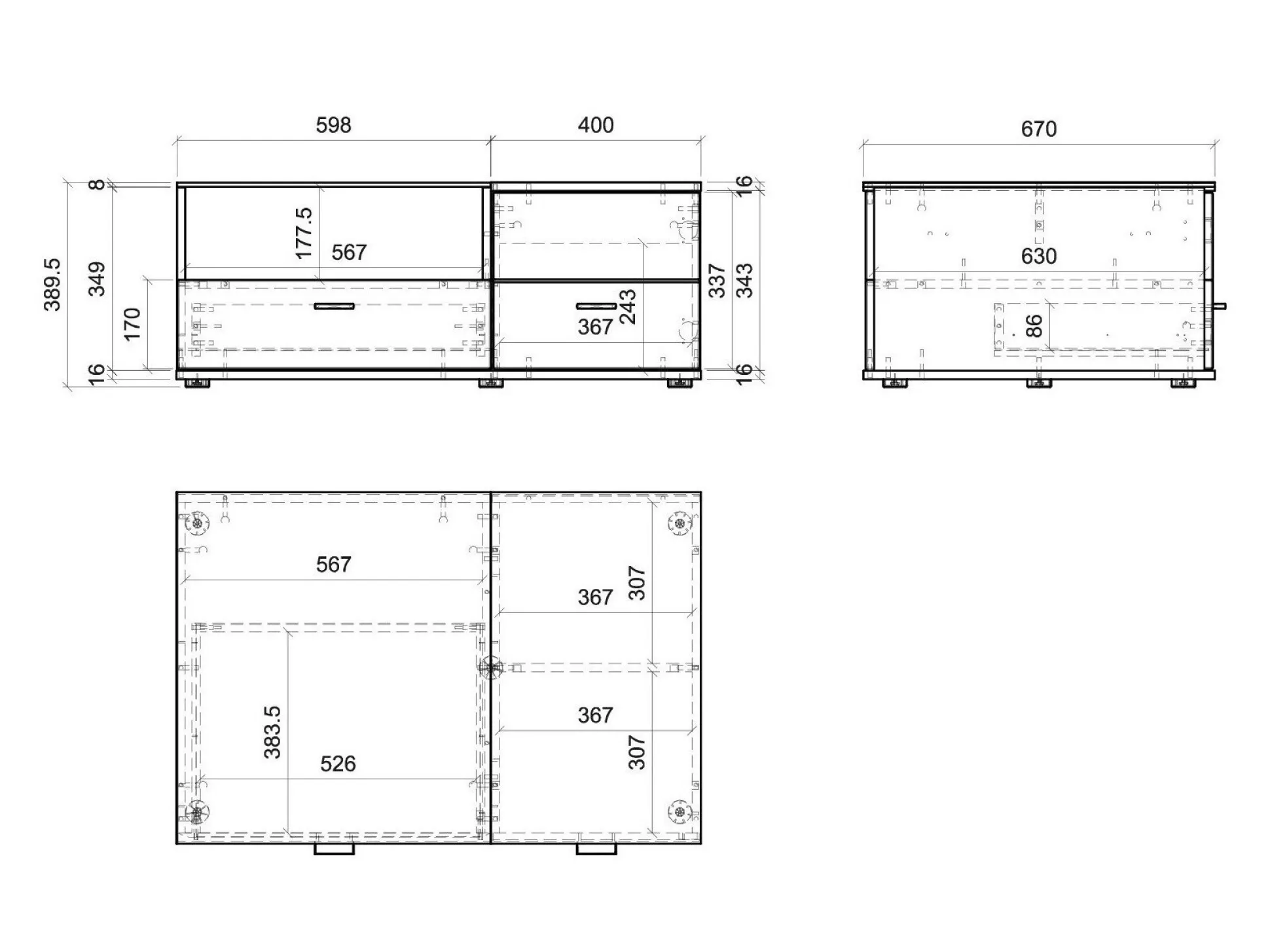 Stuemøbelsæt Alnue 107
