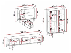 Stuemøbelsæt Argentas