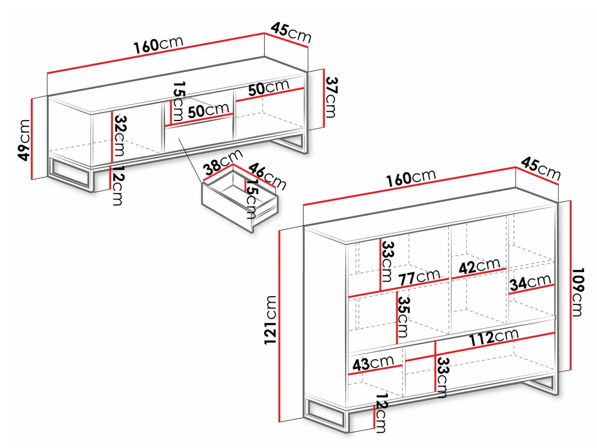 Stuemøbelsæt Calcalo 109 (Beige)