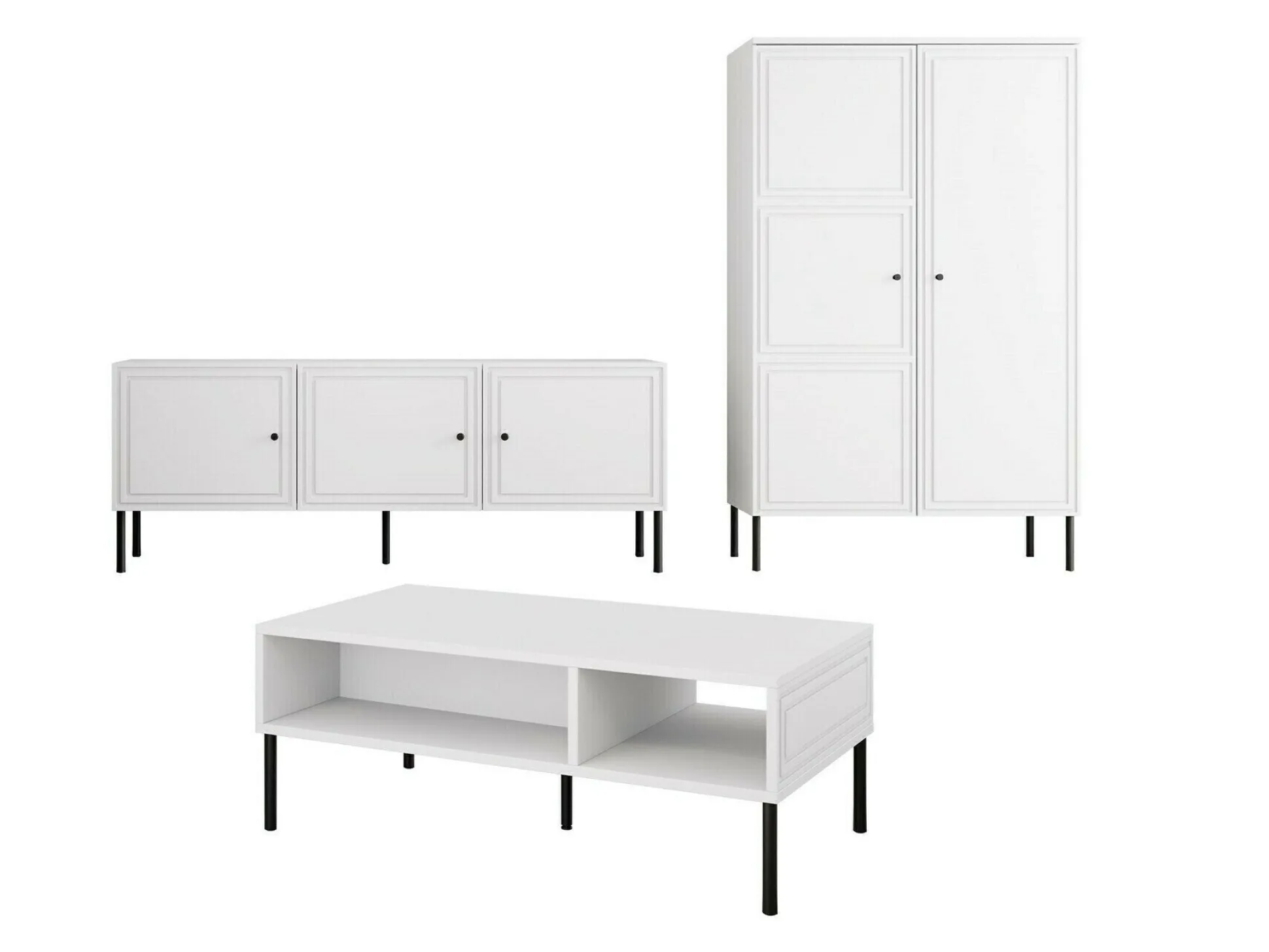 Stuemøbelsæt Celra (Hvid)