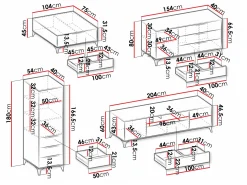 Stuemøbelsæt Comfivo Citrus