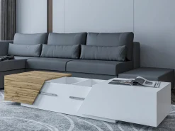 Stuemøbelsæt Comfivo Daldune II (Hvid + Wotan eg)