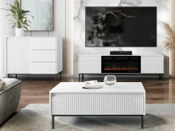 Stuemøbelsæt Comfivo Delruva IV (Hvid)