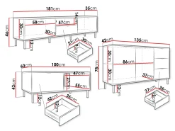 Stuemøbelsæt Comfivo Elblare