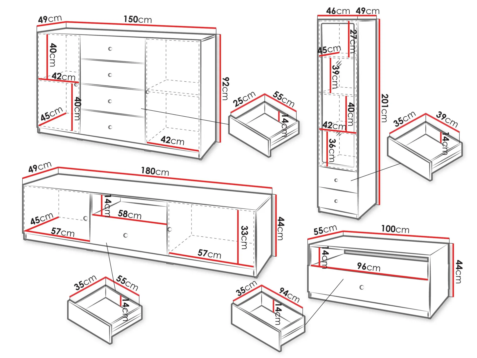 Stuemøbelsæt Comfivo Lenitas