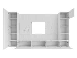 Stuemøbelsæt Comfivo Salix IV (Sort + Sort marmor)